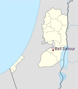 Lage von Beit Sahour
