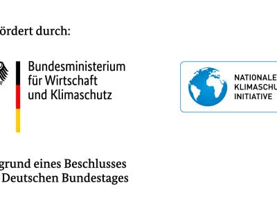 Gefördert durch das Bundesministerium für Wirtschaft und Klimaschutz und durch die Nationale Klimaschutzinitiative aufgrund eines Beschlusses des Deutschen Bundestages