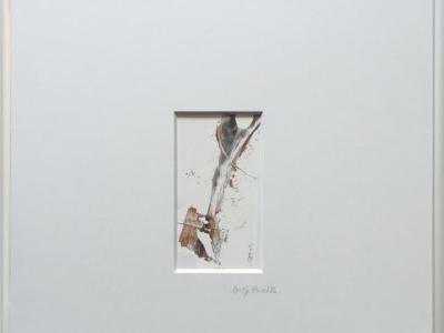 Silbergefühle - Acryl auf Papier