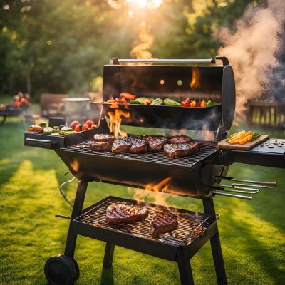 Ein Grill belegt mit verschiedenem Grillgut