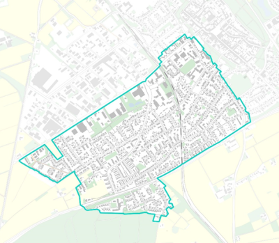 Kartenausschnitt Xanten-Hochbruch